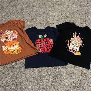 Lot of 3 girls shirts size M 7/8
